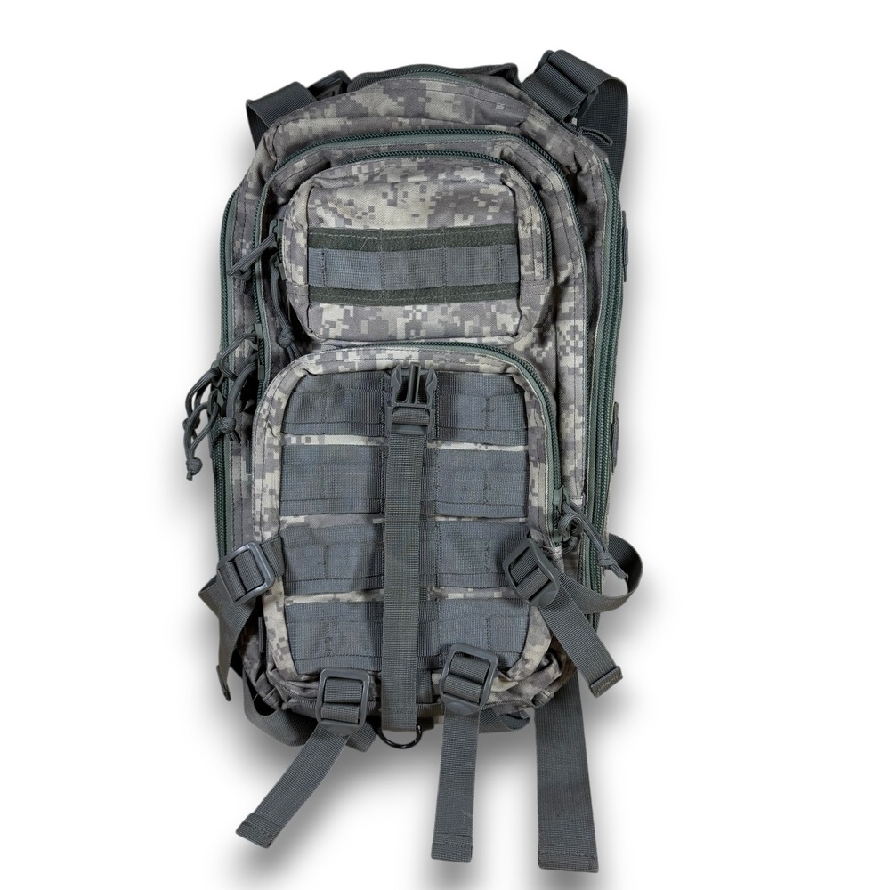 Voodoo Tactical Backpack OS Gray Digital Camo Military MOLLE Assault Rucksack